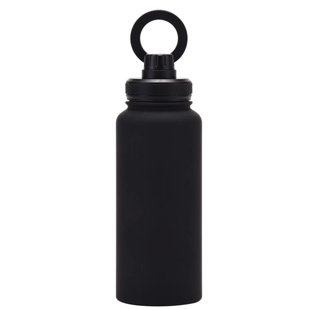 Insulated Stainless Steel Water Bottle with MagSafe Compatible Phone Mount - 1L All-in-One Hydration and Hands-Free Solution