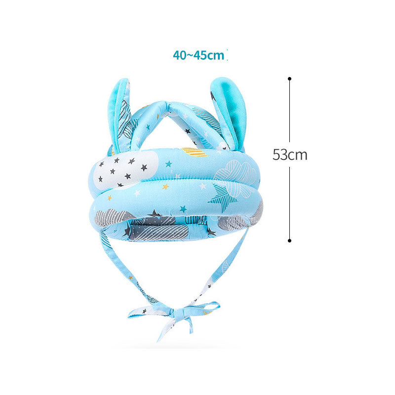 Baby Småbørns sikkerhedsanti-kollisionshjelm - Blød hovedbeskyttelse til kravlen Gående stående