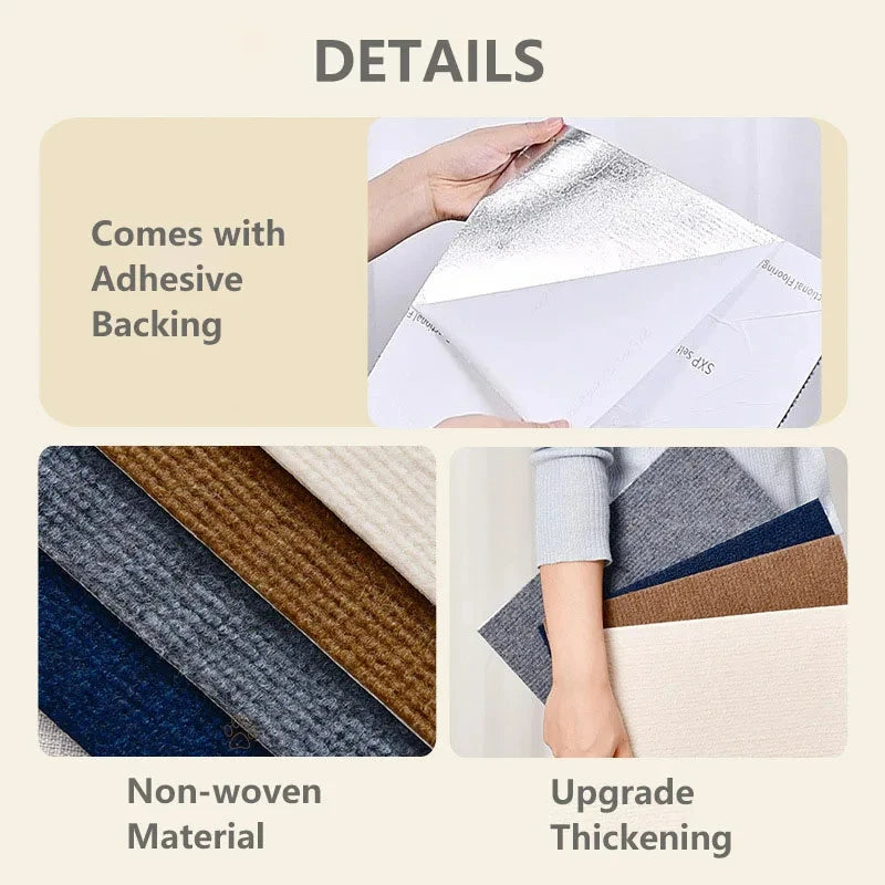 Premium Self-Adhesive Cat Anti Scratch Mat - Trimmable Furniture Protector for Couch, Wall & Chair - Durable Polyester Cat Scratching Pad