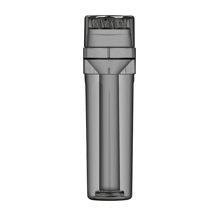 Alt-i-én tobakskværn med opbevaringsrum og tragt - Bærbar gennemsigtig akrylkværn