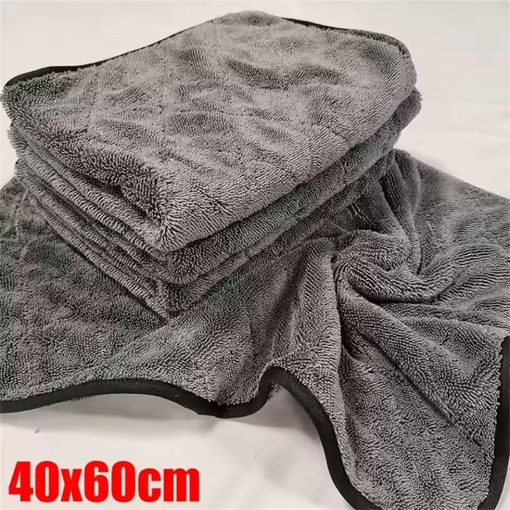 1200GSM Microfiber Twist Car Drying Towel Ultra Absorbent Professional Streak Free Scratch Free