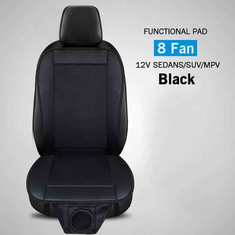 12V Cooling Car Seat Cover Ventilated Seat Cushion with Built in Fan General