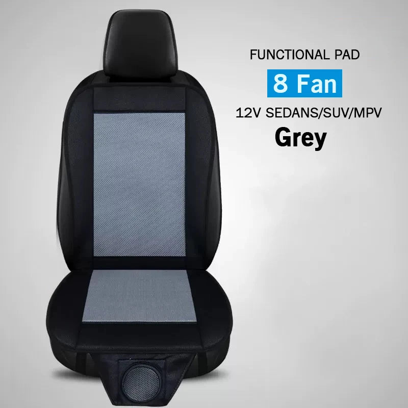 12V Cooling Car Seat Cover Ventilated Seat Cushion with Built in Fan Multi Color