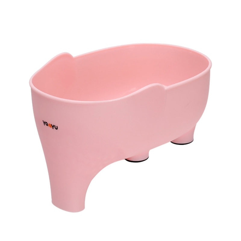 Confezione da 2 cestelli a forma di elefante per scolapiatti - Set multifunzione di scolapiatti e cestello per lavaggio verdure