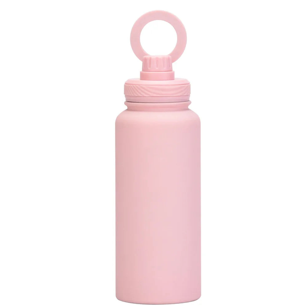 Insulated Stainless Steel Water Bottle with MagSafe Compatible Phone Mount - 1L All-in-One Hydration and Hands-Free Solution