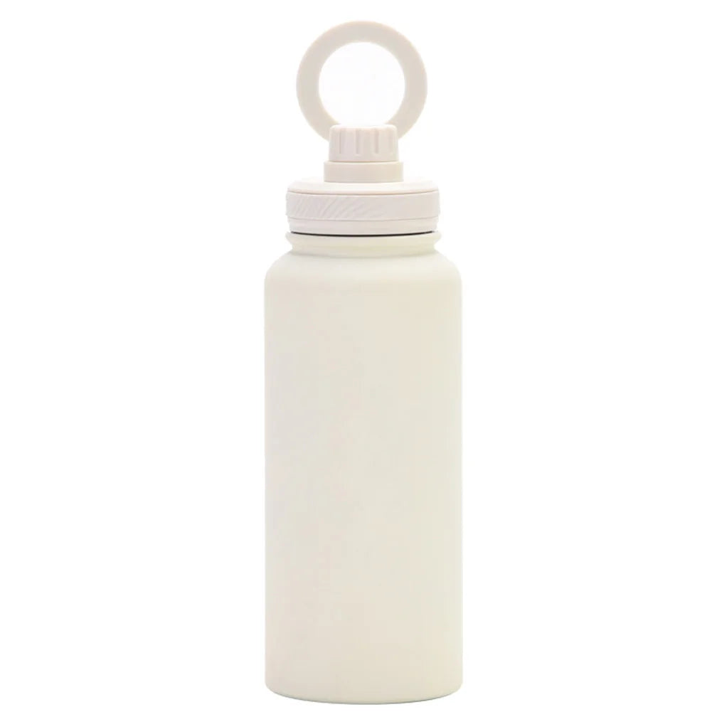 Insulated Stainless Steel Water Bottle with MagSafe Compatible Phone Mount - 1L All-in-One Hydration and Hands-Free Solution