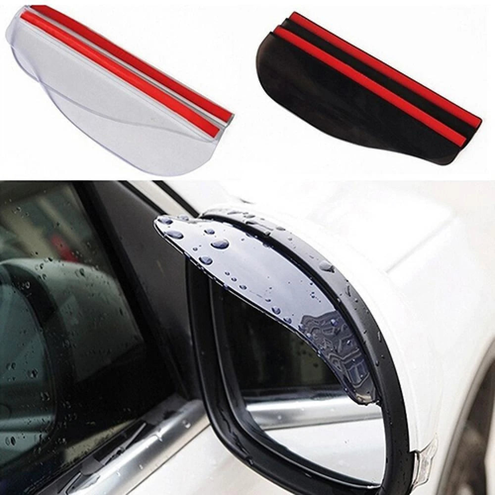 Universal Car Rear Mirror Rain Eyebrow - Side Mirror Rain Guard Visor for Clear Visibility in Rainy Weather
