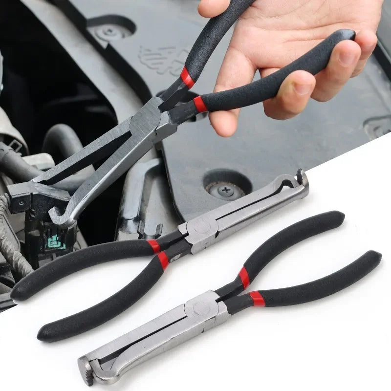 Set di 3 pinze per disconnessione elettrica automobilistica - Strumenti di rimozione connettori in acciaio al carbonio per iniettori, bobine di accensione e cablaggi