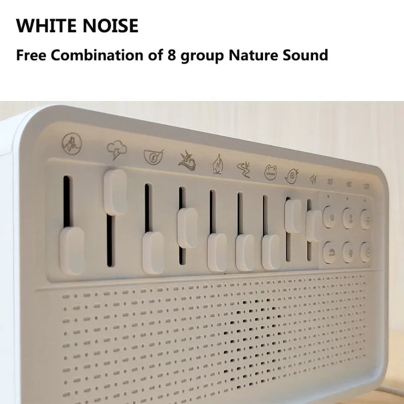 3 in 1 Bluetooth Humidifier with Night Light White Noise Machine Ultrasonic Cool Mist for Bedroom Nursery and Office