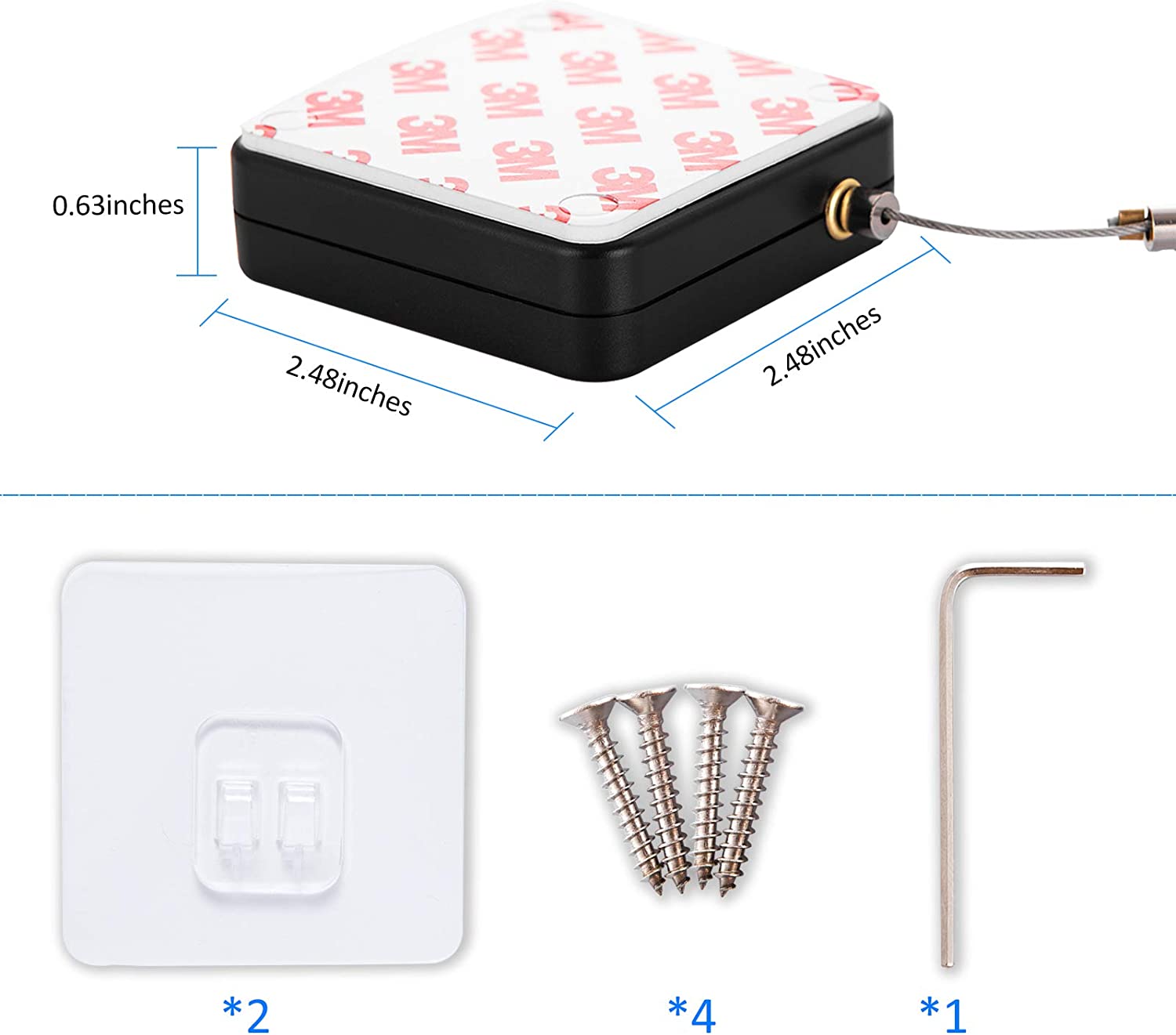 Automatisk induktiv dørlukker - Ingen boremaskine påkrævet - Selvlukkende enhed til hjemmet og kontoret - Dørlukkesystem til forebyggelse af kæledyr