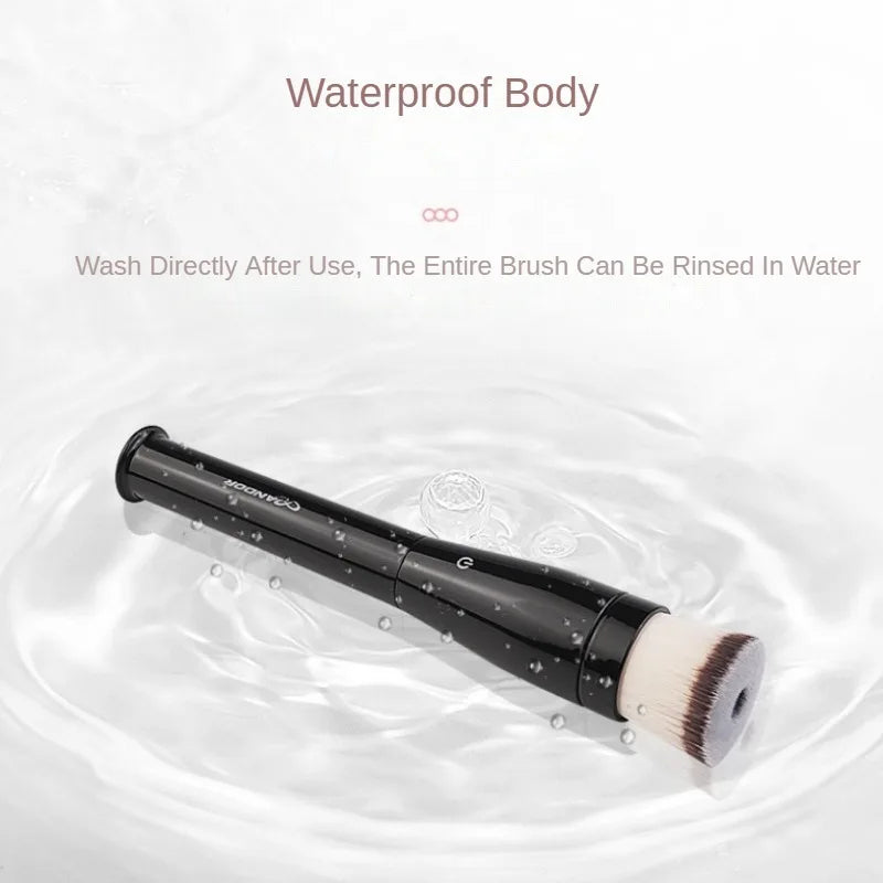 Pennello da Trucco Elettrico Rotante 3-in-1 con Vibrazione - Applicatore Cosmetico Automatico con Testine Intercambiabili