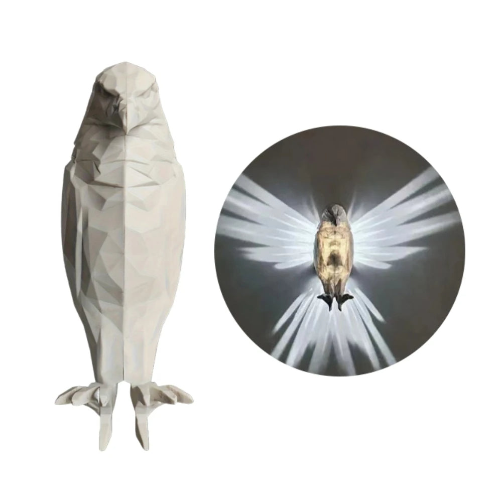 Lampada da Parete Aquila 3D Maestosa - Applique LED Aquila Volante con Illuminazione Ambientale per Decorazione Domestica