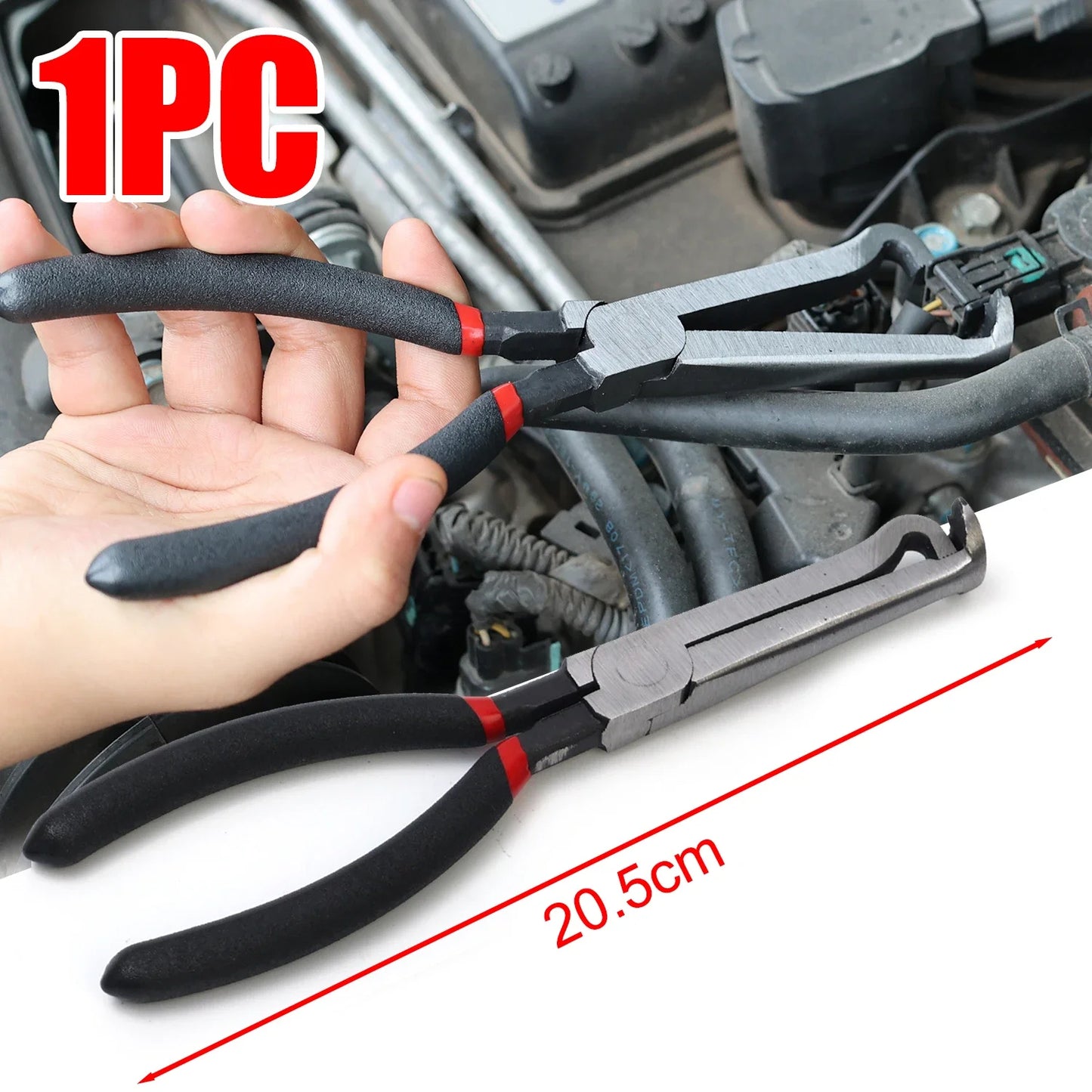 Set di 3 pinze per disconnessione elettrica automobilistica - Strumenti di rimozione connettori in acciaio al carbonio per iniettori, bobine di accensione e cablaggi