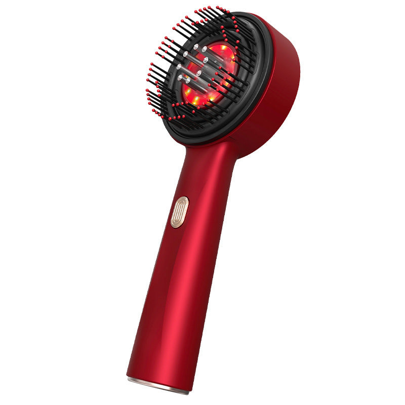 Massaggiatore Elettrico per Cuoio Capelluto con Terapia a Luce Rossa ed Applicatore di Olio per la Crescita dei Capelli