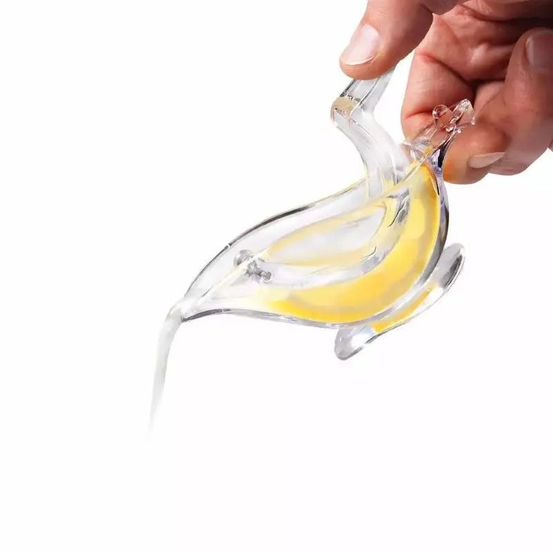 Acrylic Manual Bird Shaped Lemon Juice Squeezer Citrus Juicer for Fresh Lemon Lime and Orange Juice