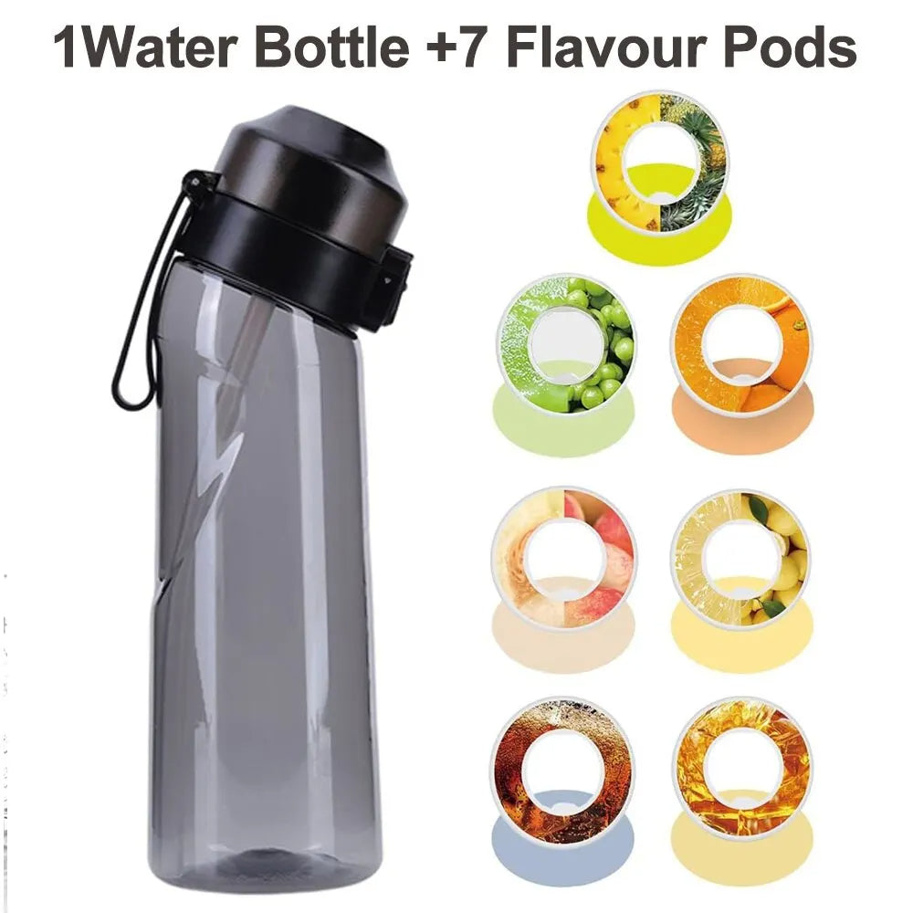 Air Up Flavored Water Bottle 650ml with 7 Fruit Fragrance Pods Sugar Free Zero Calorie Scent Based Hydration System General