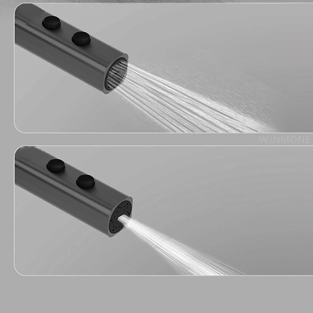 Ambient LED Luxury Thermostatic Shower System with Piano Key Controls and Digital Temperature Display