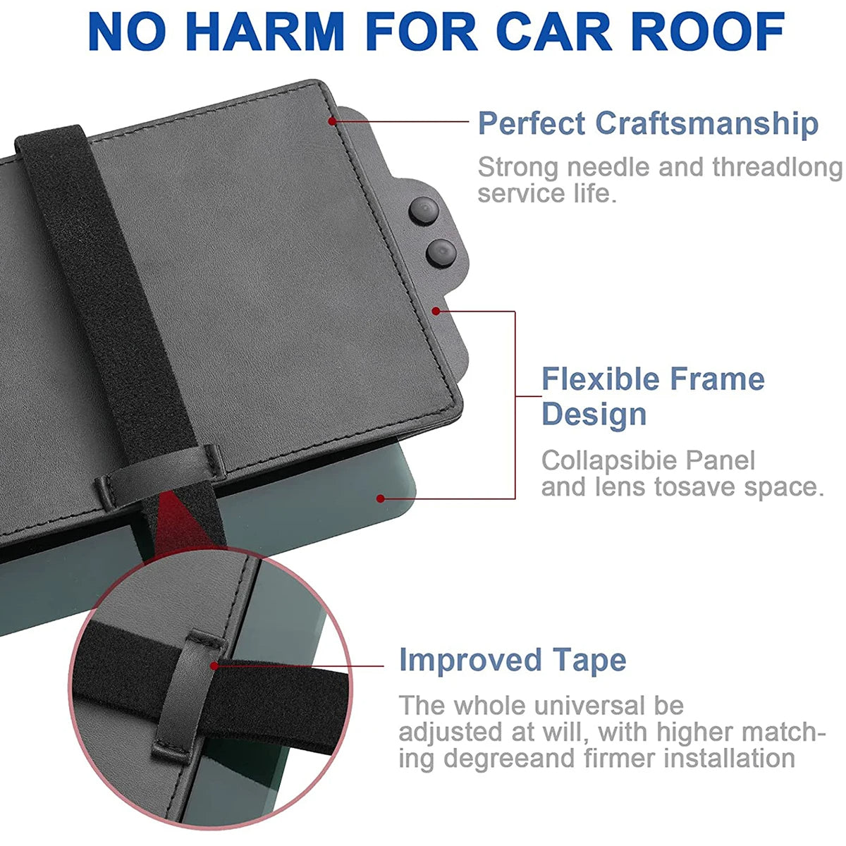 Anti Glare Car Sun Visor Extender Polarized Universal Clip On UV Protection Sun Blocker