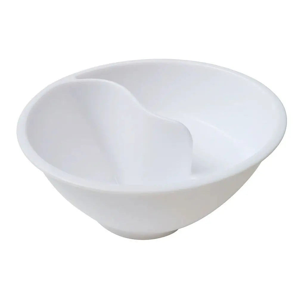 Anti Soggy Separated Cereal Bowl Never Soggy Design with Dry Wet Separation for Perfect Crunch Every Time Gray