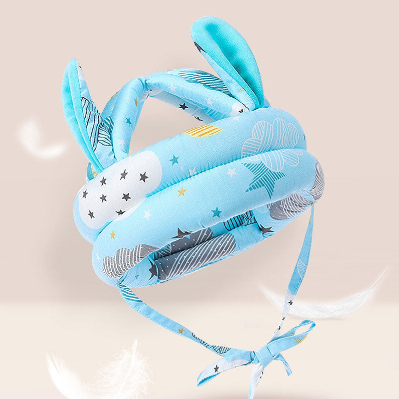 Baby Småbørns Sikkerhed Anti-kollisionshjelm Blød Hovedbeskyttelse til Kravl Gå Stående Grøn