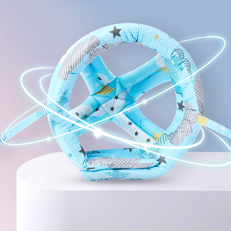 Baby Småbørns Sikkerhed Anti-kollisionshjelm Blød Hovedbeskyttelse til Kravl Gå Stående Gul