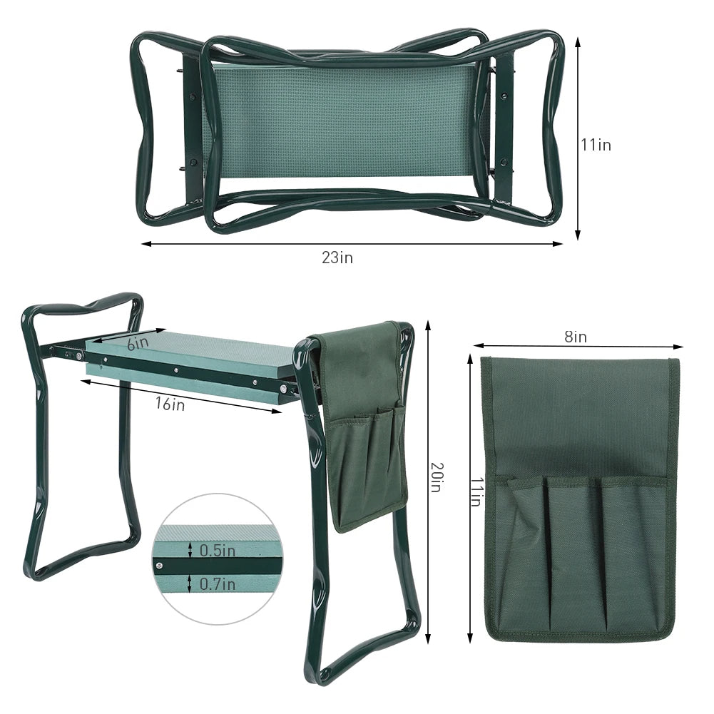 Ryglæn Garden Kneeler Foldestol