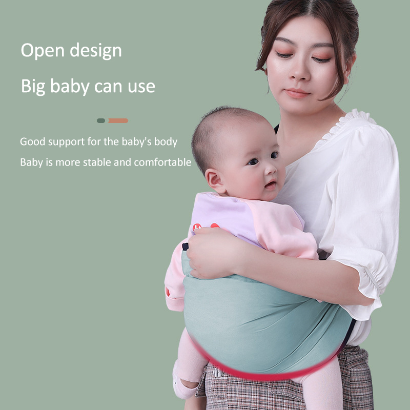 Breathable Mesh Baby Shoulder Carrier Wrap Ergonomic Newborn to Toddler Sling with Padded Shoulders Pink