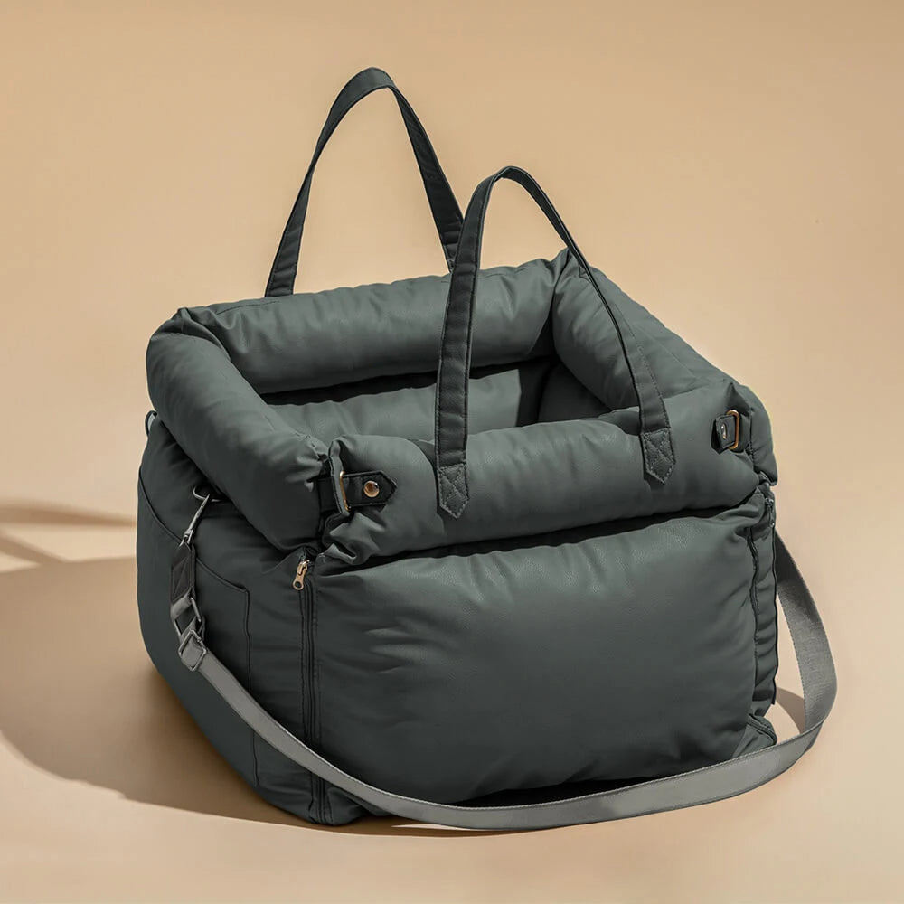 Car Seat Bed with Safety Buckle for Dog