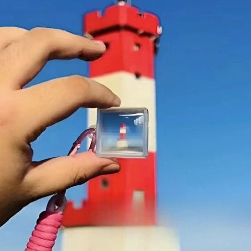 Creative Photography Pixel Filter Keychain 8 Bit Retro Lens for Gaming Effects