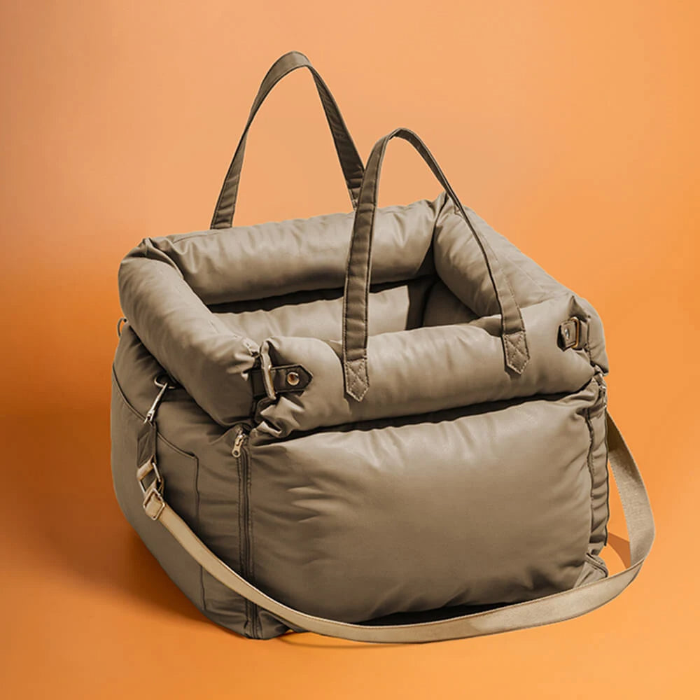 Dog Travel Car Seat Bed with Safety Buckle