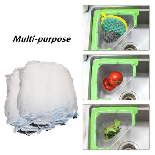 Food Grade PP Triangular Sink Corner Strainer Basket Kitchen Sink Filter Rack for Food Waste and Vegetable Draining