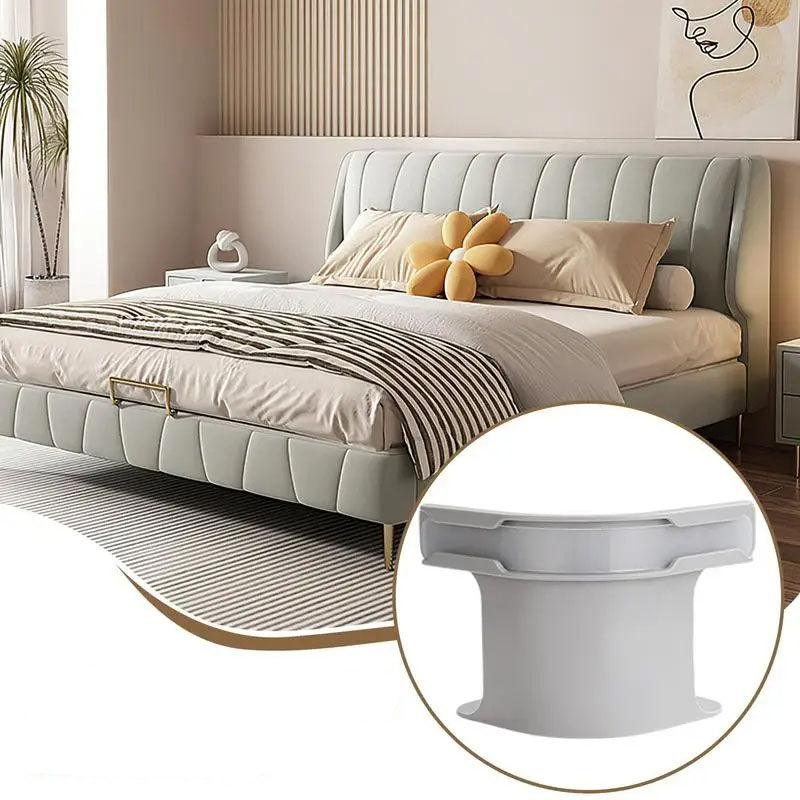 Fixadores de Lençóis de Alta Resistência Tiras Elásticas Ajustáveis para Lençóis com Clipes de Metal para Roupa de Cama Sem Rugas Branco