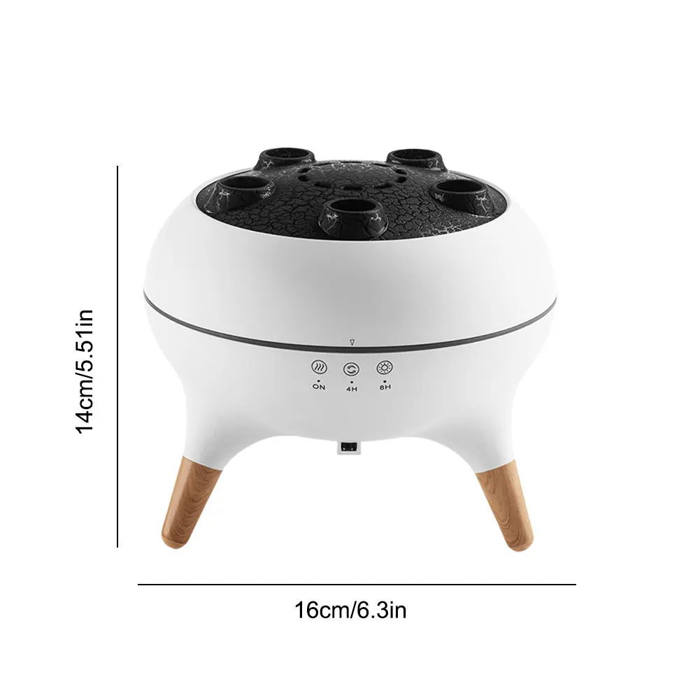 LED Jellyfish Air Humidifier and Essential Oil Diffuser with Dynamic Design and Remote Control
