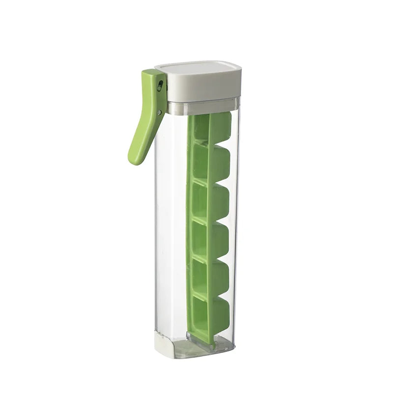 Leak Proof Ice Cube Maker Handle Tray