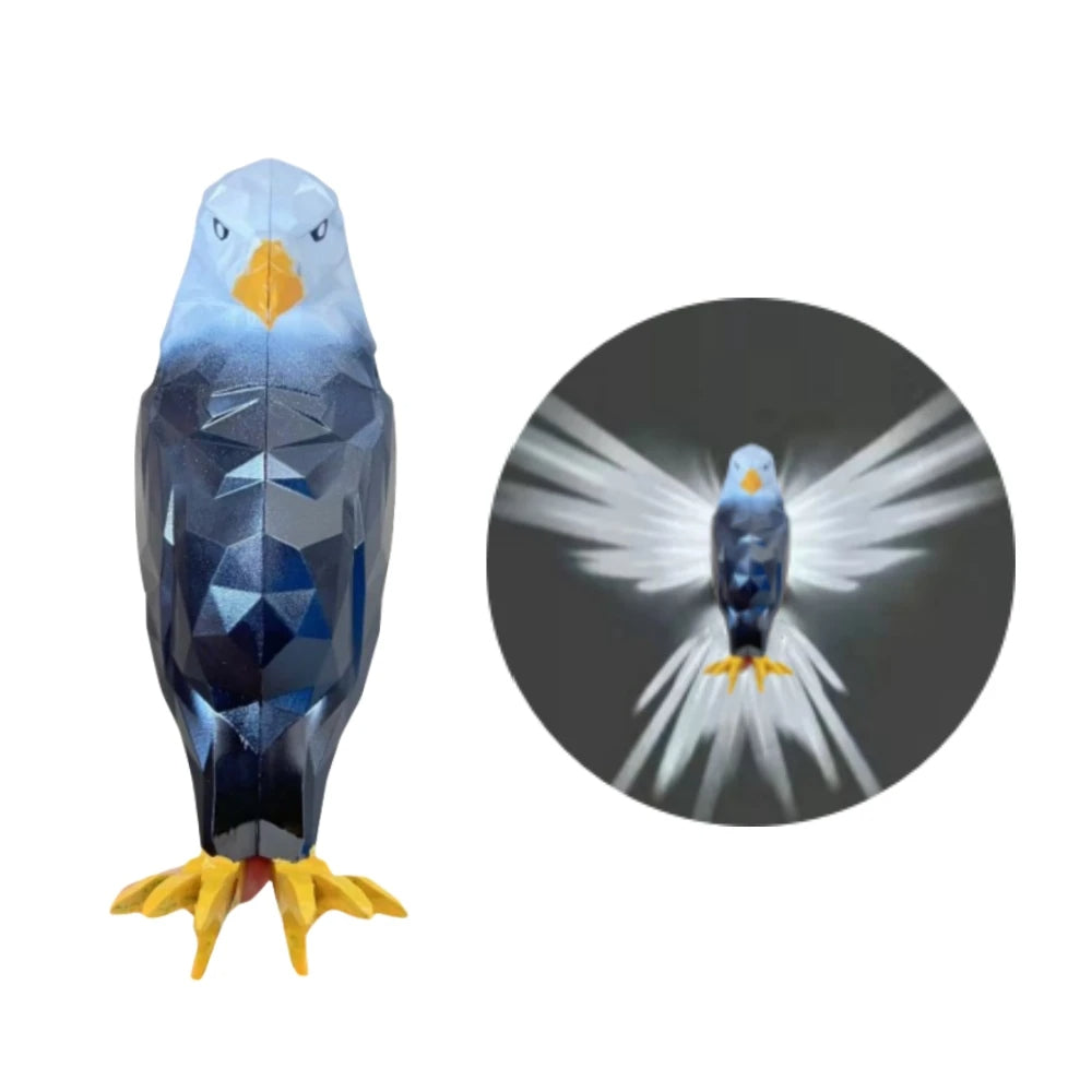 Majestic 3D Flying Eagle Wall Lamp LED Wall Sconce with Ambient Lighting for Home Decor