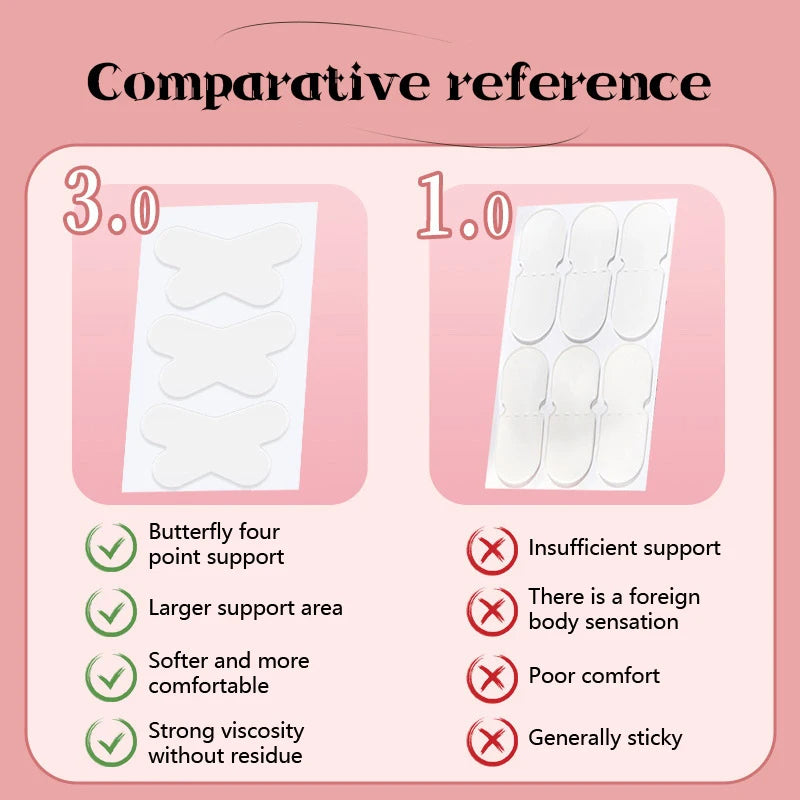 Ikke-kirurgiske ørekorrektorklistermærker Usynlig vandtæt tape til udstående ører til voksne og børn