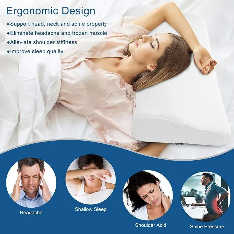 Seyahatlerinizde veya evinizde boynunuzu desteklemek, ağrıyı hafifletmek ve rahat bir uyku sağlamak için ergonomik olarak tasarlanmış, yüksek kaliteli, yumuşak ve dayanıklı malzemelerden yapılmış Hafızalı Köpük Boyun Yastığı.