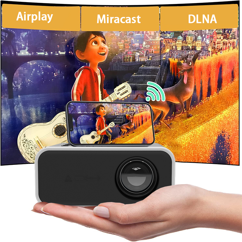 Portable Mini LED Wireless Projector