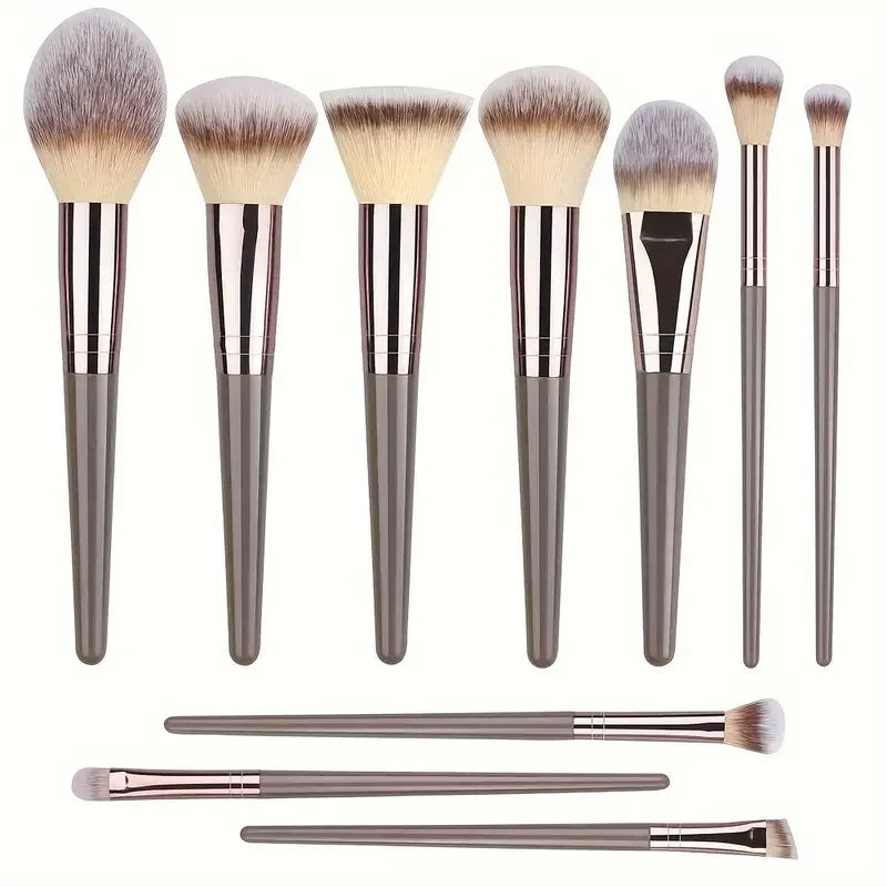 Professional Makeup Brush Set Complete 3 20 Piece Kit for Flawless Foundation Eyeshadow Blush Highlighter and Concealer Application Multi Color