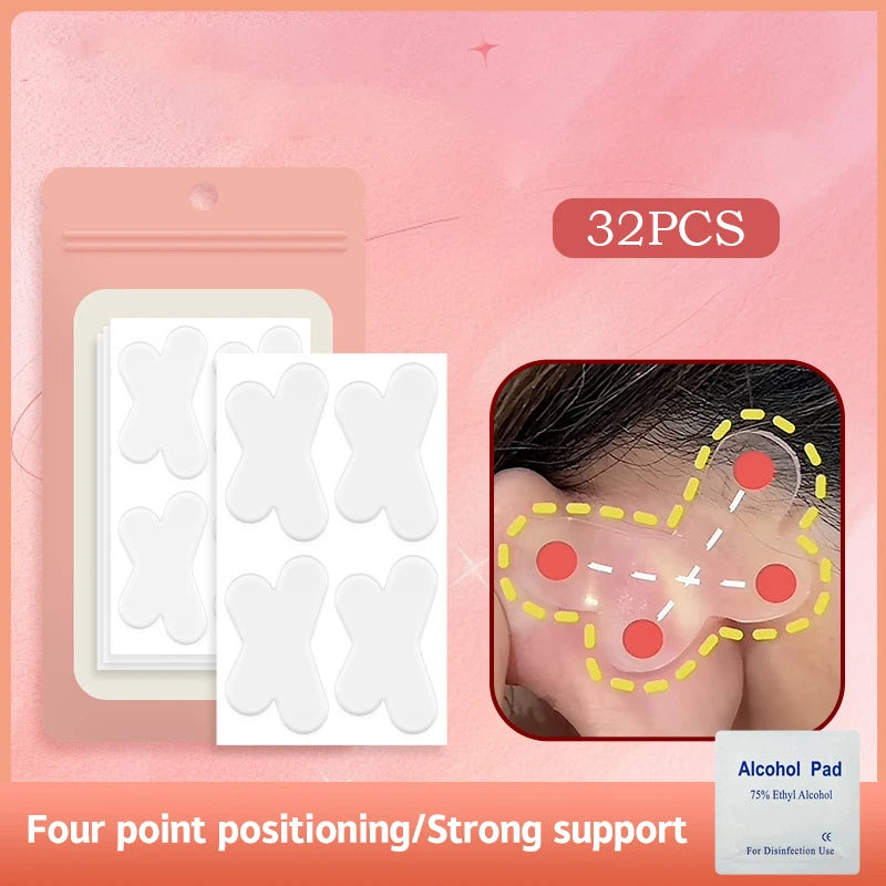Protruding Ears Ear Corrector Stickers Invisible Waterproof Tape Non Surgical Solution for Adults and Kids
