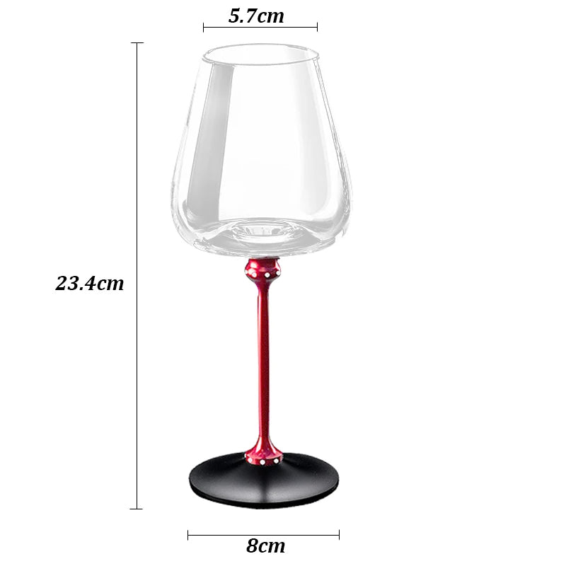 Self Rotating Spinning Wine Glass with Aerator Crystal Goblet for Whiskey Wine and Cocktails