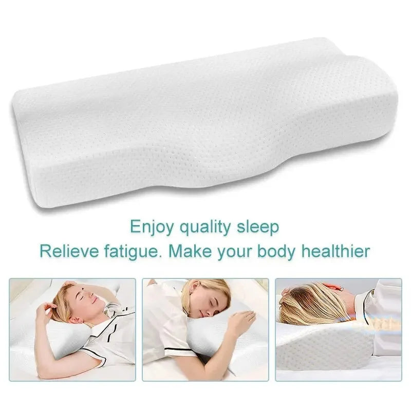 Seyahatlerinizde veya evinizde boynunuzu desteklemek, ağrıyı hafifletmek ve rahat bir uyku sağlamak için ergonomik olarak tasarlanmış, yüksek kaliteli, yumuşak ve dayanıklı malzemelerden yapılmış Hafızalı Köpük Boyun Yastığı.