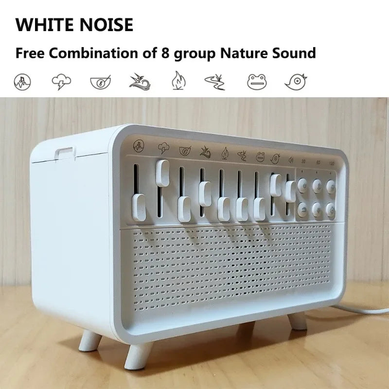 Ultrasonic Cool Mist 3 in 1 Bluetooth Humidifier with Night Light and White Noise Machine for Bedroom Nursery and Office