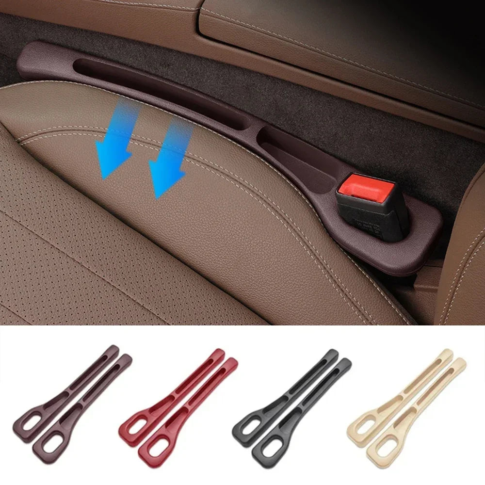 Universal Car Seat Gap Filler Side Seam Plug Strip No Drop Seat Organizer for Cars SUVs Trucks Prevents Items from Falling Between Seat and Console