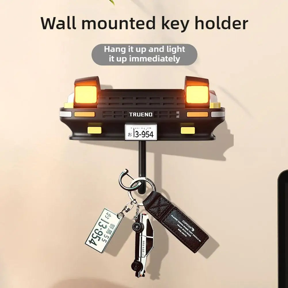AE86 Trueno Pop Up Headlight Key Holder Toyota JDM Wall Mount Key Rack