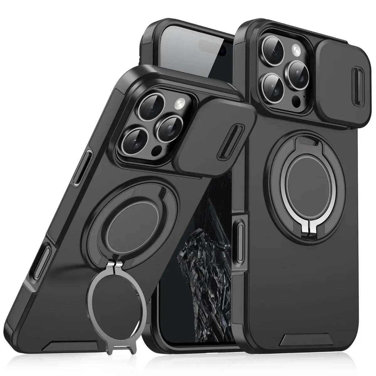 Armour Magnetic Bracket Cover til iPhone beskyttelse