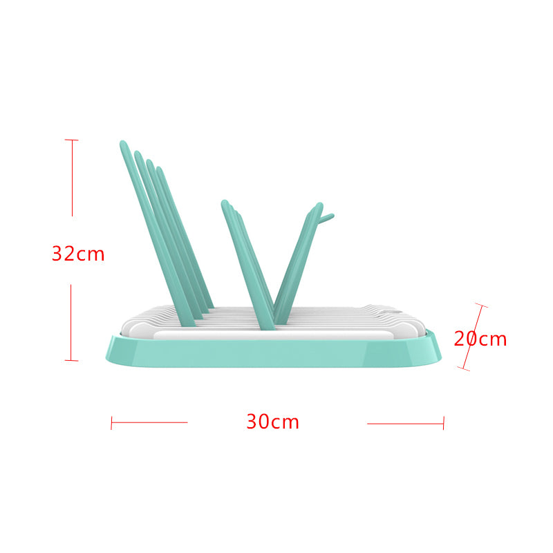 Baby Bottle Drying Rack with Cutlery Holder Detachable Drainer