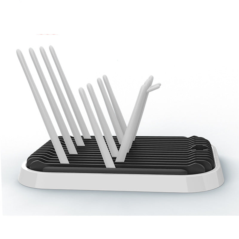 Baby Feeding Accessory Drying Rack with Lid Space Saving Design