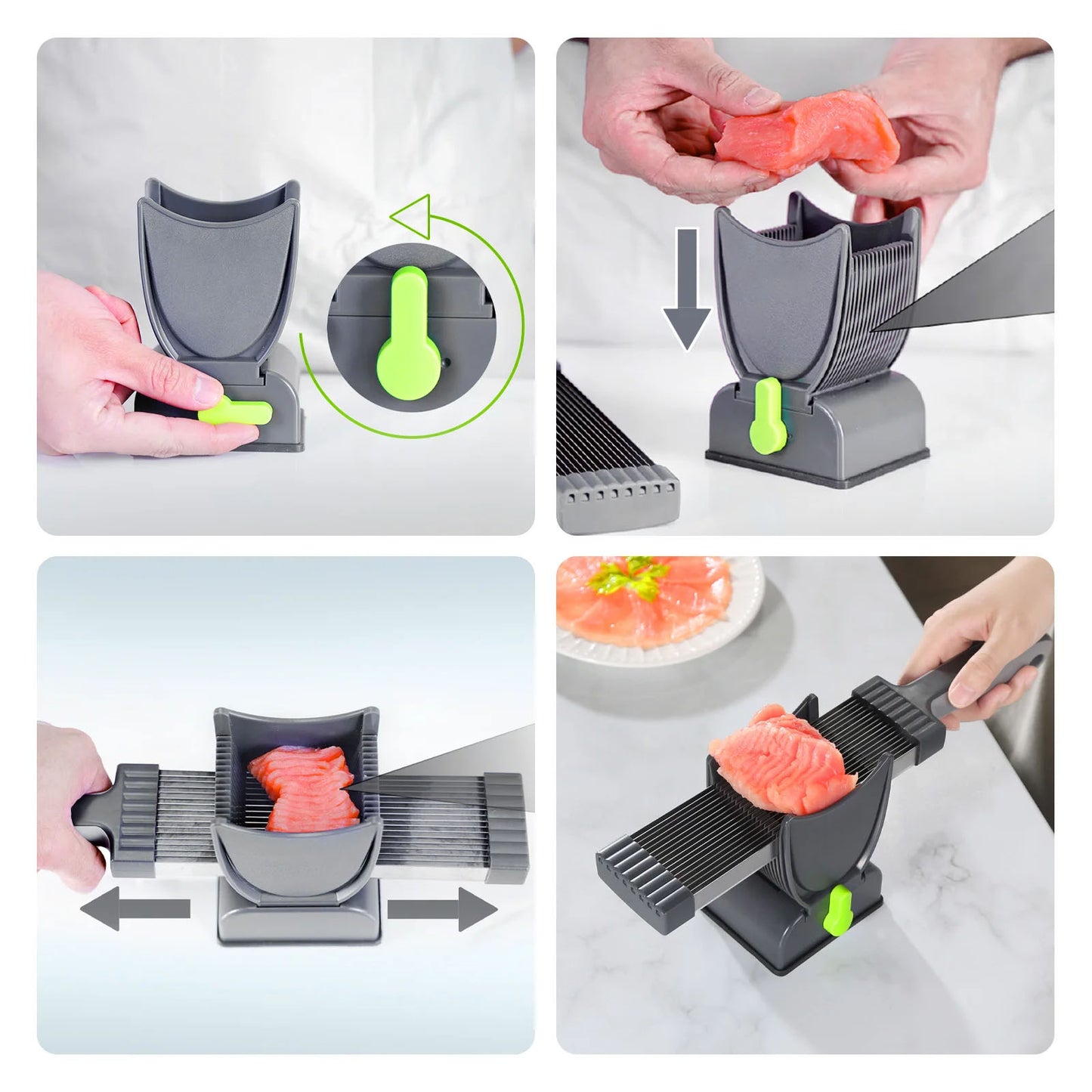 compact fresh meat slicer