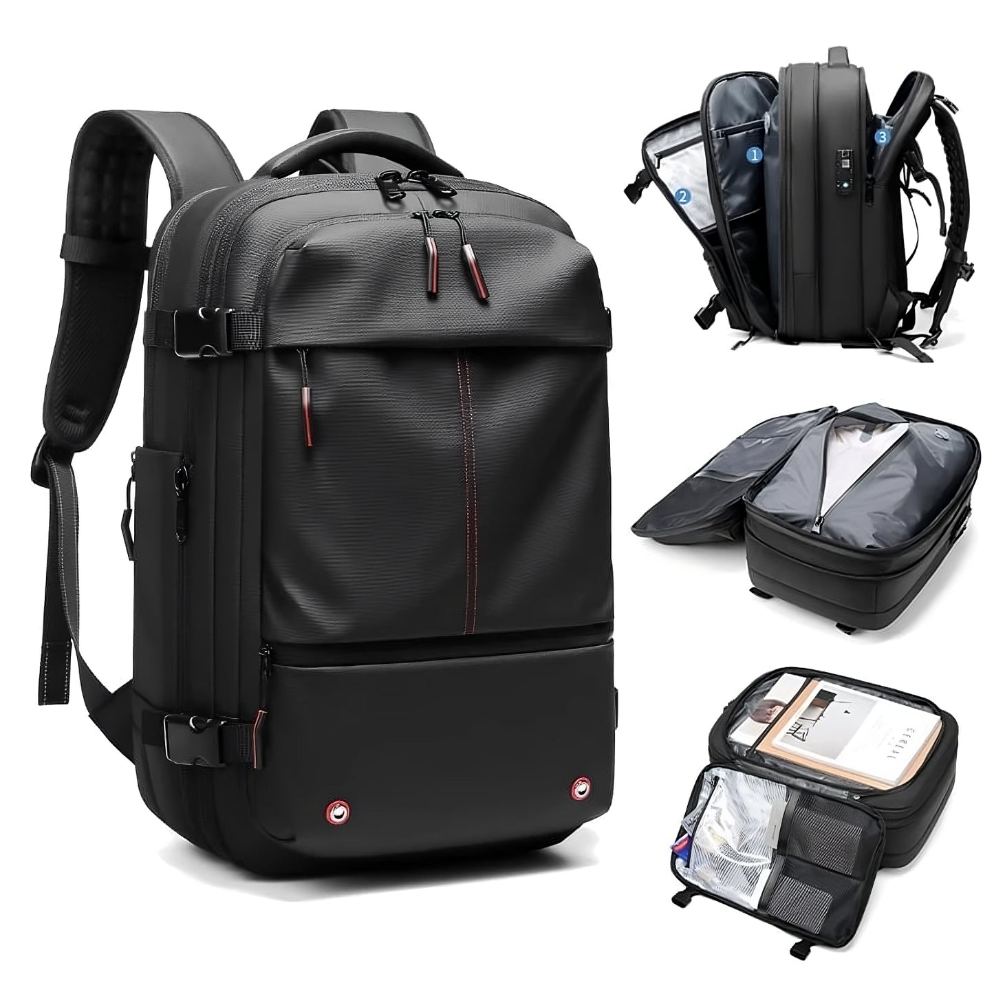 Compact Travel Vacuum Backpack For Lightweight Packing